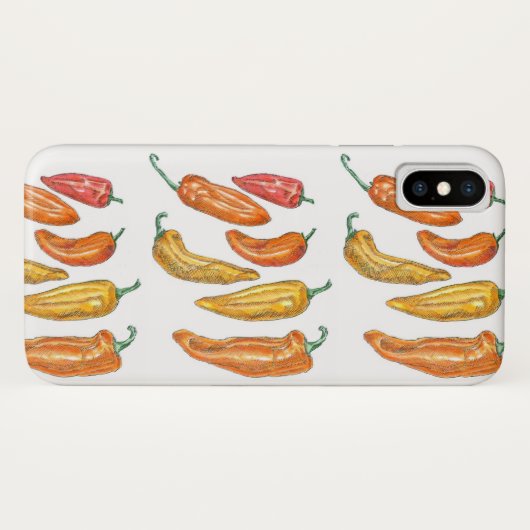 Sweet Paprikaschoten - Fall Case-Mate iPhone Hülle (Rückseite (Horizontal))