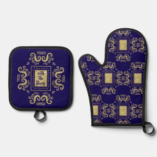Sweet Passover Ofenhandschuh & Topflappen-Set