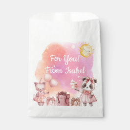 Sweet Pastel Animal Birthday Geschenktütchen