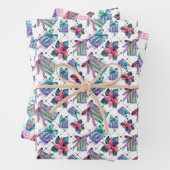 Sweet Pastel Christmas Watercolor Geschenkwrap Geschenkpapier Set (Beispiel)