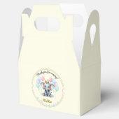 Sweet Pastel Elephant – editable Geschenkschachtel (Geöffnet)