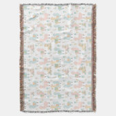 Sweet Pastel Llamas Decke (Vorderseite Vertikal)