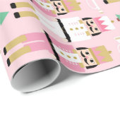 Sweet Pastel Nutcracker Weihnachten Geschenkpapier (Rolleneckpunkt)