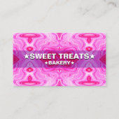 Sweet Pastel Pink Color | Elegant Cake Bakery Visitenkarte (Vorderseite)