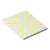 Sweet Pastels Spinning Wheels Burst Notizblock (angewinkelt)