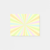 Sweet Pastels Spinning Wheels Burst Post-it Klebezettel (Vorderseite)
