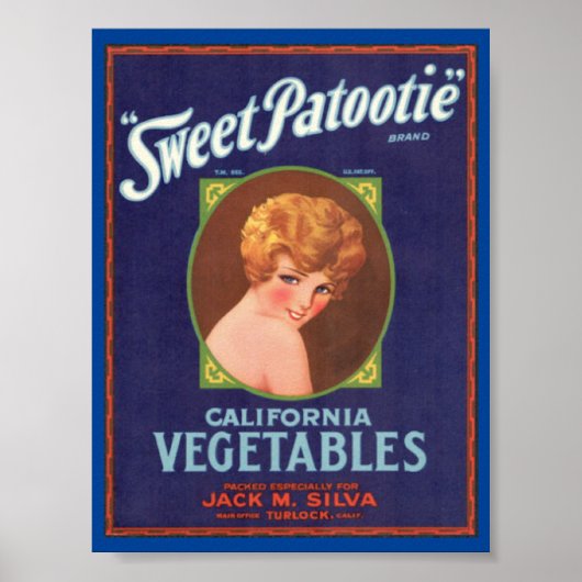 Sweet Patootie Brand Poster (Vorne)