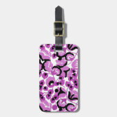 Sweet Pea (Berry) Fine Art Gepäckanhänger (Vorderseite vertikal)