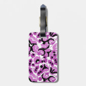 Sweet Pea (Berry) Fine Art Gepäckanhänger (Rückseite vertikal)