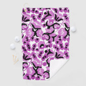 Sweet Pea (Berry) Fine Art Golfhandtuch (Insitu)