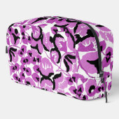 Sweet Pea (Berry) Fine Art Waschbeutel (Rechte Ecke)