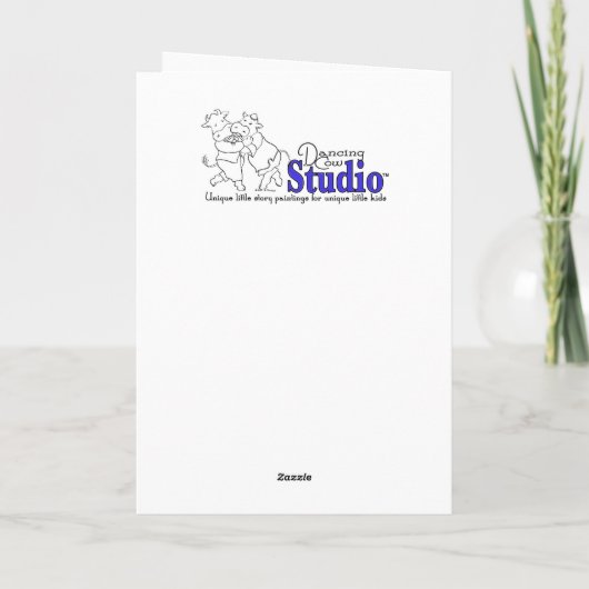 Sweet Pea Birthday Card Dankeskarte (Rückseite)