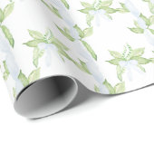 Sweet Pea Blue Boy Baby Dusche Geschenkpapier (Rolleneckpunkt)