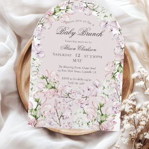 Sweet Pea Blume Baby Brunch elegant Einladung