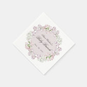 Sweet Pea Blume Baby Brunch elegant Serviette (Ecke)