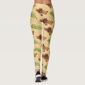 Sweet Pea Blume Leggings (Rückseite)