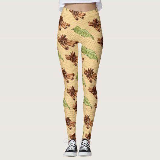 Sweet Pea Blume Leggings (Vorderseite)