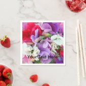 Sweet Pea Blume Napkin Serviette (Beispiel)