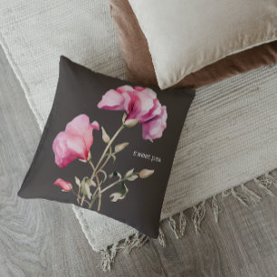 Sweet Pea Blume - Personalisieren Kissen