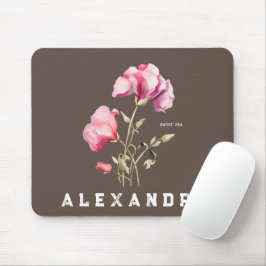 Sweet Pea Blume - Personalisieren Mousepad