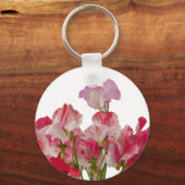 Sweet Pea Blume Schlüsselanhänger (Vorderseite)