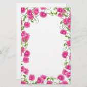 Sweet Pea Blume Stationery Briefpapier (Vorne/Hinten)