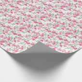 Sweet Pea: Blumensommertextur. Geschenkpapier (Ecke)