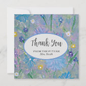 Sweet Pea Brautparty Vielen Dank Karte (Vorderseite)