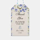 Sweet Pea Danke, dass Sie mit uns feiern Geschenkanhänger (Vorderseite)