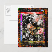 Sweet Pea Fairy Postkarte (Vorne/Hinten)
