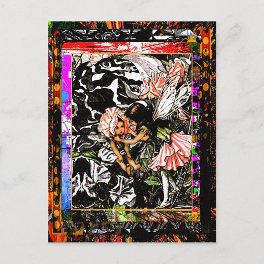 Sweet Pea Fairy Postkarte (Vorderseite)