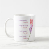 Sweet Pea floral Inspiration Seek Gott Kaffeetasse (Links)