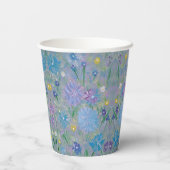 Sweet Pea Floral Paper Cups Pappbecher (Rückseite)