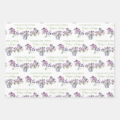 Sweet Pea Gratulationen Packpapier Blätter (Vorderseite 2)