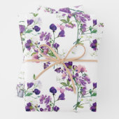 Sweet Pea Gratulationen Packpapier Blätter (Beispiel)