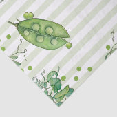 Sweet Pea Green Whimsical Polka Dot Baby Dusche Seidenpapier (Ausschnitt)