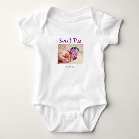 Sweet Pea HAMbWG Baby T - Shirt (Vorderseite)