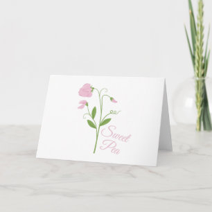 Sweet Pea Karte
