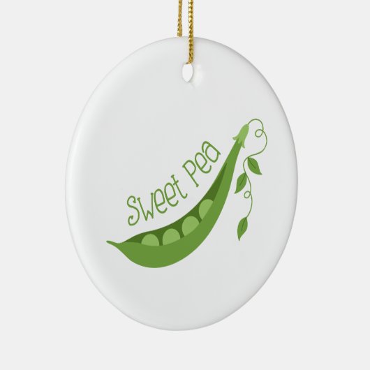 Sweet Pea Keramik Ornament (Rechts)