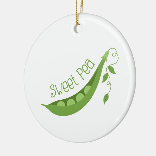 Sweet Pea Keramik Ornament (Links)