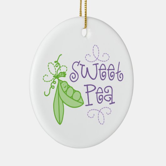 Sweet Pea Keramik Ornament (Rechts)