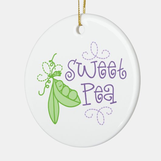 Sweet Pea Keramik Ornament (Links)