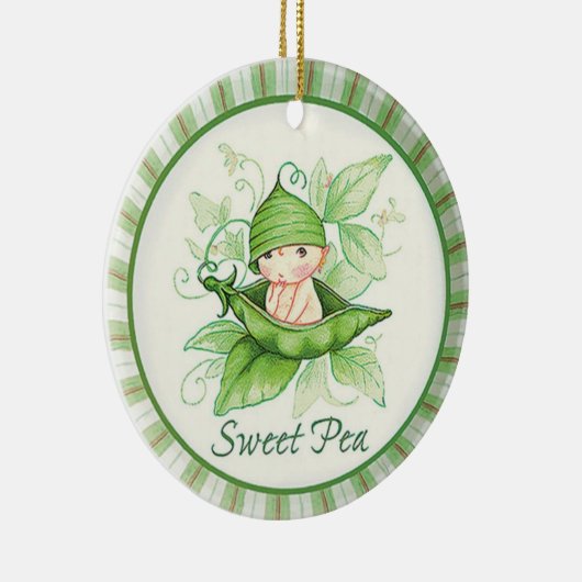 Sweet Pea Keramikornament (Rechts)