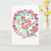 Sweet Pea leere Karte (Gelbe Blume)