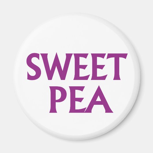 Sweet Pea Magnet (Vorne)