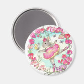 Sweet Pea Magnet (Vorderseite/Rückseite)