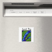 Sweet Pea Magnet (In Situ (Geschirrspüler))