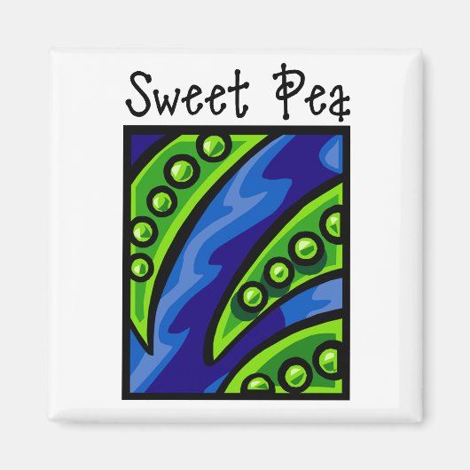 Sweet Pea Magnet (Vorne)