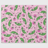 Sweet Pea Niedlich 1. Geburtstag Party Geschenkpapier (Flach)