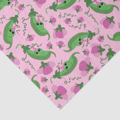 Sweet Pea Niedlich 1. Geburtstag Party Seidenpapier (Ausschnitt)